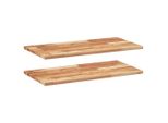 Syfax™ Mensole Da Parete 2 Pz 60X40X2 Cm Legno Acacia Rifinito A Olio