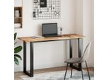 Syfax™ Piano Scrivania A Olio 120X50X2Cm Legno Massello Acacia