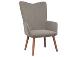 Syfax™ Poltrona Relax Grigio Chiaro In Velluto