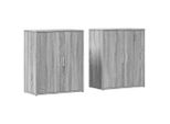 Syfax™ Credenze 2 Pz Grigio Sonoma 60X31X70 Cm In Legno Multistrato