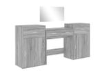 Syfax™ Set Da Toeletta 4 Pz Grigio Sonoma In Legno Multistrato