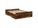 Syfax™ Giroletto Con Cassetti Rovere Fumo 120X190 Cm Legno Multistrato