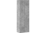 Syfax™ Credenza Grigio Cemento 60X35X180 Cm In Legno Multistrato