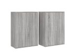 Syfax™ Credenze 2 Pz Grigio Sonoma 60X31X84 Cm In Legno Multistrato