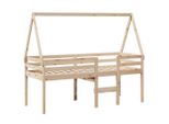 Syfax™ Letto A Soppalco Con Tetto 90X190 Cm Legno Massello Di Pino