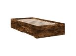 Syfax™ Giroletto Con Cassetti Rovere Fumo 75X190 Cm Legno Multistrato