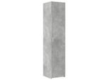Syfax™ Credenza Grigio Cemento 40X42,5X185 Cm In Legno Ingegnerizzato
