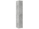Syfax™ Credenza Grigio Cemento 30X42,5X185 Cm In Legno Ingegnerizzato