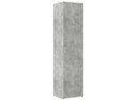 Syfax™ Credenza Grigio Cemento 45X42,5X185 Cm In Legno Ingegnerizzato