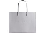 Ted Baker Borsa A Tracolla Sukicon Crosshatch East West Icon Bag Lt - Grey Grigio Chiaro
