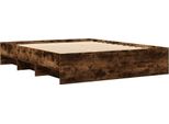 Syfax™ Giroletto Senza Materasso Rovere Fumo 150X200 Cm In Truciolato