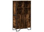 Syfax™ Credenza Rovere Fumo 79,5X35,5X137,5 Cm In Legno Multistrato
