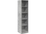Syfax™ Armadio Grigio Cemento 50X50X200 Cm In Legno Tecnico