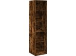 Syfax™ Armadio Rovere Fumo 50X50X200 Cm In Legno Tecnico