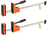 2 X Morsetti A Barra 762 Mm - Set Di Morsetti Paralleli Per La Lavorazione Del Legno Arancione - Utensili Per La Lavorazione Del Legno