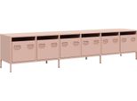 Syfax™ Mobile Tv Rosa 202X39X43,5 Cm In Acciaio Laminato A Freddo