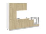 Syfax™ Set Di Mobili Porta Tv 7 Pz “Lyon” Rovere Sonoma In Truciolato