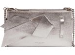 Ted Baker Pochette Borsa A Tracolla Jimmah Softpoliuretanobow Clutch Bag Silver - Col Argentato