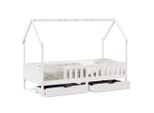 Syfax™ Giroletto Bambini Con Cassetti 90X200 Cm Legno Massello Di Pino