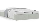 Syfax™ Struttura Letto Pouf Senza Materasso 120X190 Cm Velluto