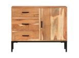 Syfax™ Credenza 88X30X73 Cm In Legno Massello Di Acacia