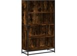 Syfax™ Libreria Rovere Fumo 80,5X35X139 Cm In Truciolato