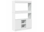 Syfax™ Credenza Bianca 92X33X140 Cm In Truciolato