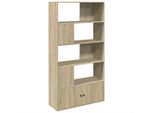 Syfax™ Libreria Rovere Sonoma 100X36X189 Cm In Legno Multistrato