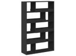 Syfax™ Libreria Nera 100X33X156,5 Cm In Truciolato