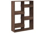 Syfax™ Libreria Rovere Marrone 100X33X135 Cm In Legno Multistrato