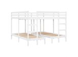 Syfax™ Giroletto Castello Triplo Bianco 200X200/80X200Cm Massello Pino