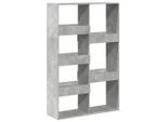Syfax™ Libreria Grigio Cemento 100X33X155,5 Cm In Legno Multistrato