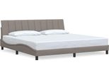 Syfax™ Giroletto Senza Materasso Hanko Tortora 200X200 Cm In Tessuto