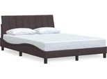 Syfax™ Giroletto Senza Materasso Hanko Marrone Scuro 120X200 Cm Tessuto