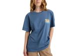 Roxy Hangloose Poster Maglietta A Maniche Corte Blu M Donna Blu M