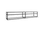 Syfax™ Mobile Porta Tv Trasparente 220X40X40,5 Cm In Vetro Temperato