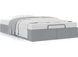 Syfax™ Struttura Letto Pouf Senza Materasso 120X190 Cm In Tessuto