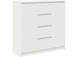 Syfax™ Credenza Con Cassetti Bianco 100,5X35X98,5 Cm Legno Multistrato