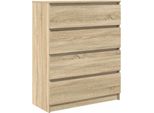 Syfax™ Credenza Rovere Sonoma 80X35X99 Cm In Legno Multistrato