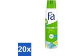 Fa Deodorante Spray Lime Squeeze 150 Ml - Confezione Risparmio - 20 Pezzi