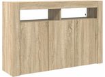 Syfax™ Credenza Rovere Sonoma 116 X 30 X 75 Cm Legno Multistrato