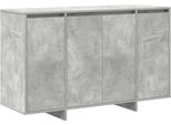 Syfax™ Credenza Grigio Cemento 120 X 41 X 75 Cm Legno Multistrato