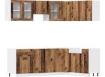 Syfax™ Set Di Mobili Da Cucina 11 Pz Lyon Legno Antico In Truciolato