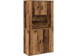 Syfax™ Credenza Legno Vecchio 80 X 33 X 150 Cm Legno Multistrato