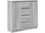 Syfax™ Credenza Con Cassetti Grigio Sonoma 100,5X35X98,5 Cm Truciolato