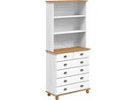 Syfax™ Gabbia Askim Bianco 91 X 40 X 200,5 Cm Pino Massello