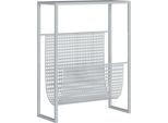 Syfax™ Portariviste Argento 35X15X45 Cm In Acciaio