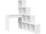 Syfax™ Scrivania Ad Angolo Bianco 101,5 X 149,5 X 149,5 Cm
