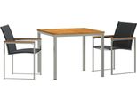 Syfax™ Set Da Pranzo Per Giardino 3 Pcs Legno Di Acacia Massello