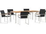 Syfax™ Set Da Pranzo Per Giardino 7 Pcs Legno Di Acacia Massello